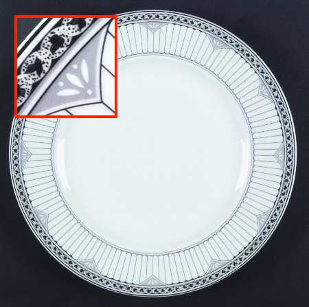 Chelsea Black Dinner Plate