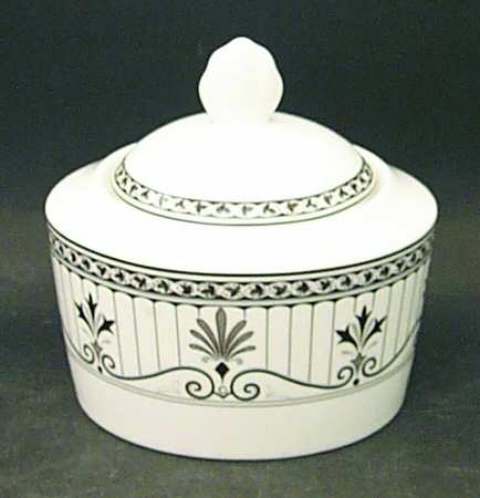Chelsea Black Sugar Bowl & Lid