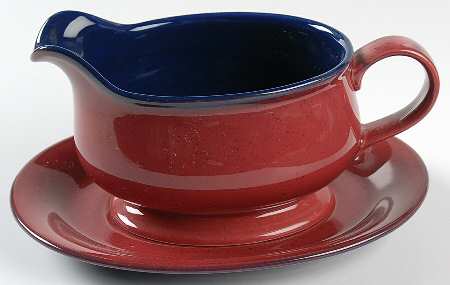 Chromatic  Gravy Boat & Underplate
