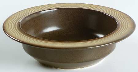 Chestnut Rim Cereal Bowl