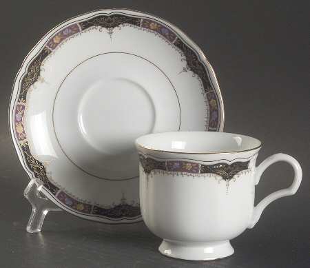 Chateau La Fite Footed Cup & Saucer Set