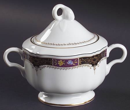 Chateau La Fite Sugar Bowl & Lid