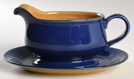 Chromatic Navy Gravy Boat & Underplate by Mikasa