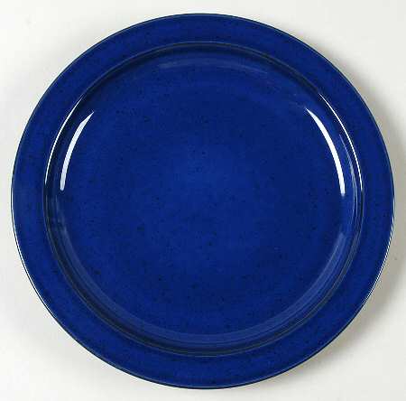 Chromatic Navy Salad Plate