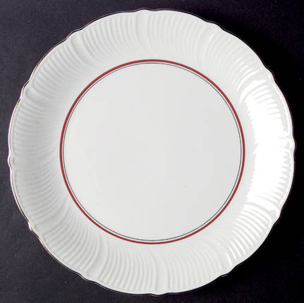 Chinese Red Dinner Plate