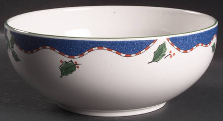 Christmas Glow 8" Round Vegetable Bowl