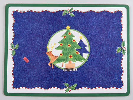 Christmas Glow Corkboard Placemat