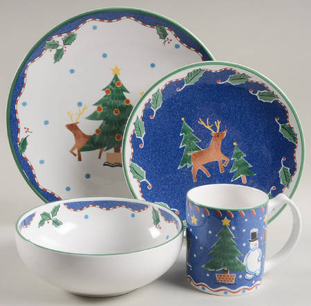 Christmas Glow 4 Piece Place Setting