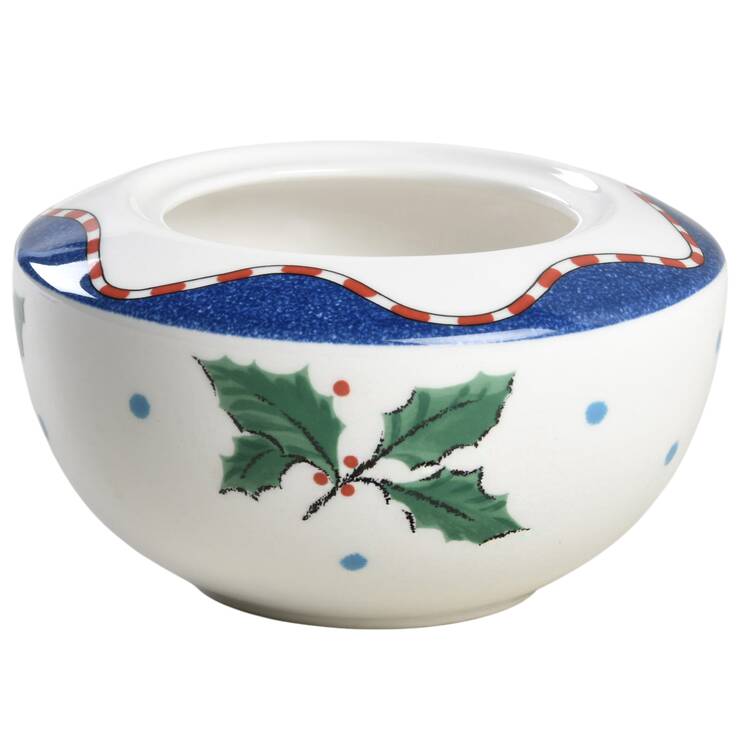 Christmas Glow Sugar Bowl No Lid