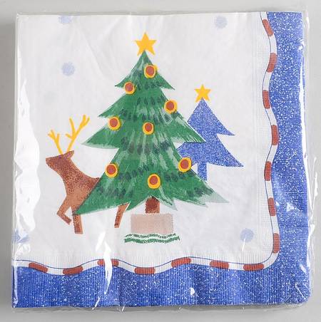 Christmas Glow Package of Paper Dinner Napkins
