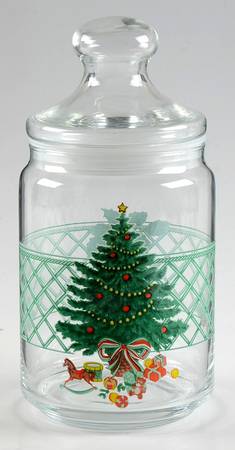 Christmas Story Glassware Candy Jar & Lid