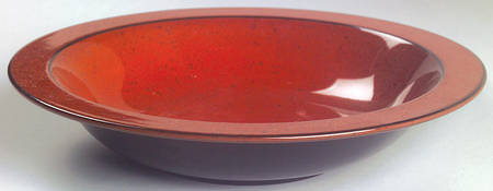 Chromatic Terra Cotta Rim Soup Bowl