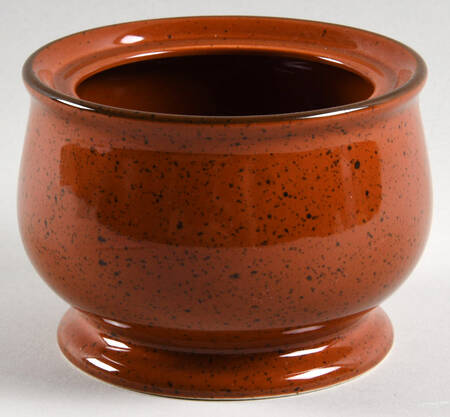 Chromatic Terra Cotta Sugar Bowl No Lid