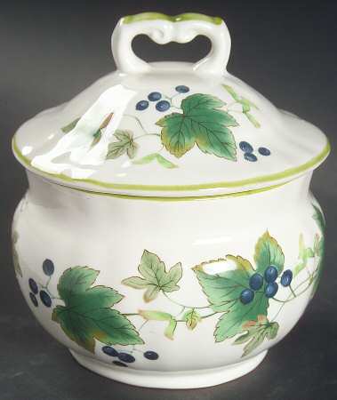 Chelsea Vine Sugar Bowl & Lid