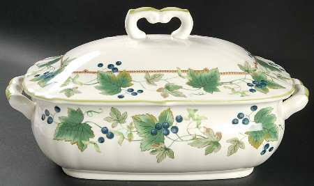Chelsea Vine Rectangular Covered Vegetable by Mikasa