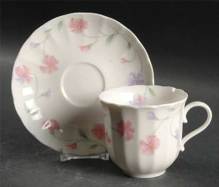 Cicely Flat Cup & Saucer Set by Mikasa
