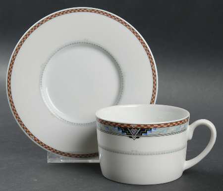 Cimarron Flat Cup & Saucer Set