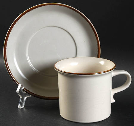 Cindy Flat Cup & Saucer Set