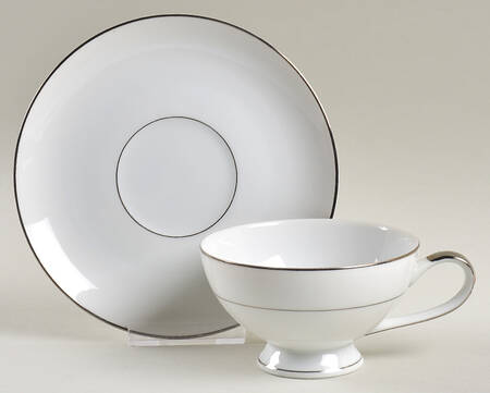 Citation Footed Cup & Saucer Set