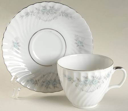 Clarion Flat Cup & Saucer Set