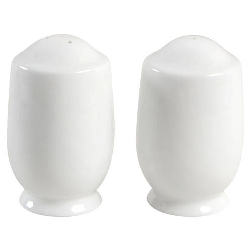 Classic Flair White Salt & Pepper Set
