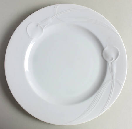 Classic Flair White 12" Chop Plate (Round Platter)