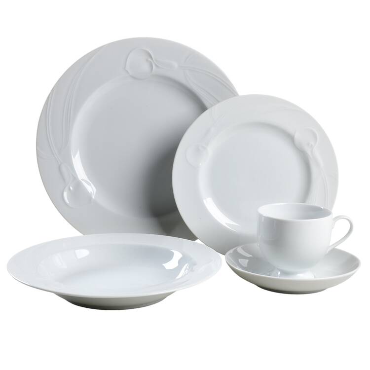 Classic Flair White 40 Piece Estate Set