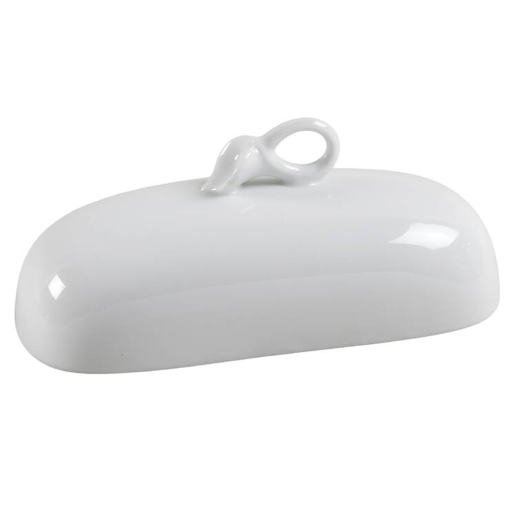 Classic Flair White Lid for 1/4 Lb Butter