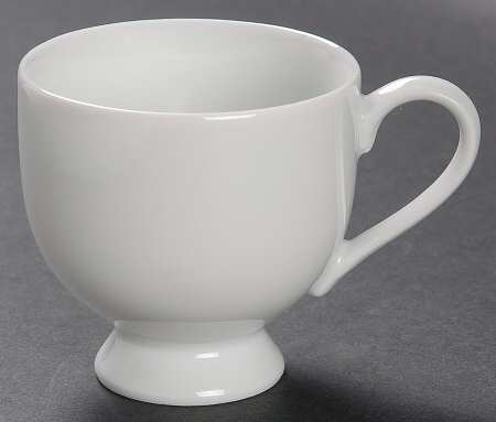 Classic Flair White Footed Demitasse Cup