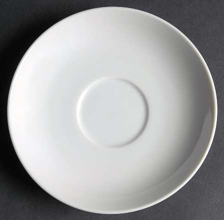 Classic Flair White Saucer