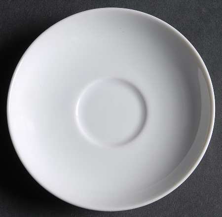 Classic Flair White Saucer for Demitasse Cup