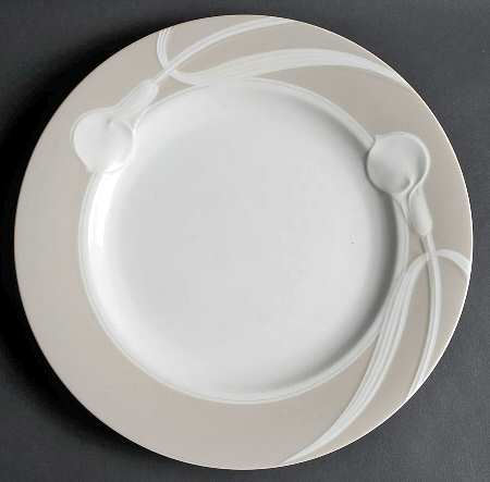 Classic Flair Beige 12" Chop Plate (Round Platter)
