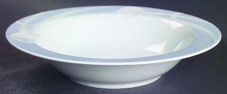 Classic Flair Blue Rim Fruit/Dessert (Sauce) Bowl