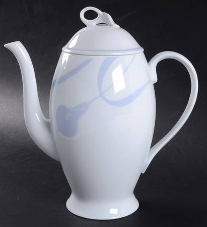 Classic Flair Blue Coffee Pot & Lid