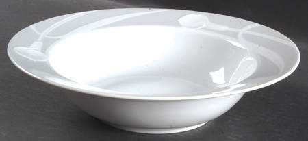 Classic Flair Gray 10" Round Vegetable Bowl