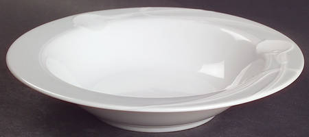 Classic Flair Gray Rim Fruit/Dessert (Sauce) Bowl