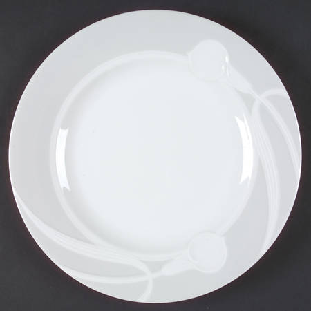 Classic Flair Gray 12" Chop Plate (Round Platter)