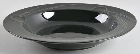 Classic Flair Midnight Large Rim Soup Bowl