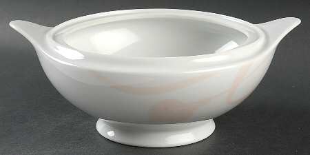 Classic Flair Peach 1.5 Quart Round Casserole No Lid
