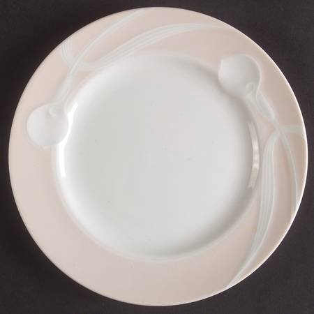 Classic Flair Peach Bread & Butter Plate