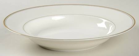 Classic Gold Large Rim Soup Bowl