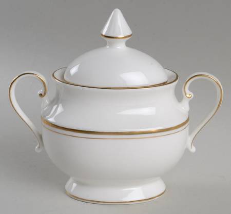 Classic Gold Sugar Bowl & Lid by Mikasa
