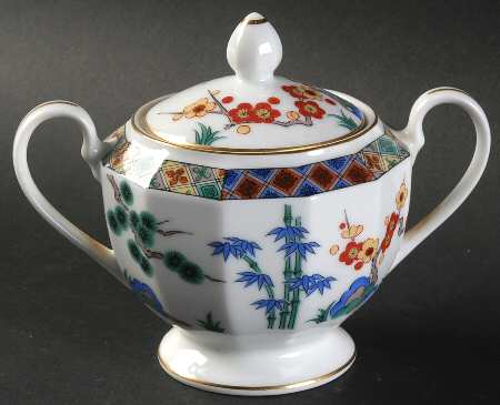 Classic Imari Sugar Bowl & Lid