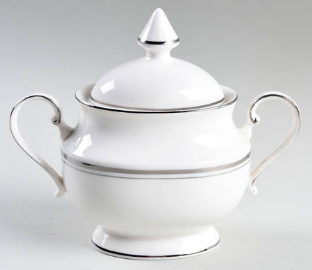 Classic Platinum Sugar Bowl & Lid