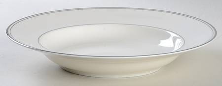 Classic Platinum Large Rim Soup Bowl