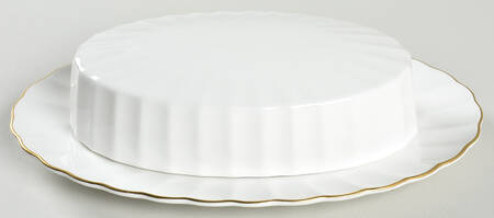 Classic White & Gold 1/4 Lb Covered Butter