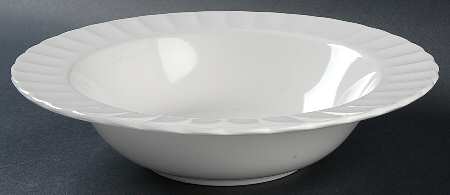 Classic White 10" Round Vegetable Bowl