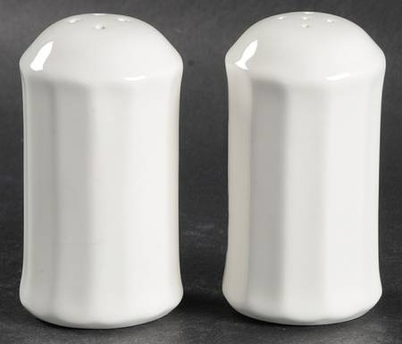 Classic White Salt & Pepper Set
