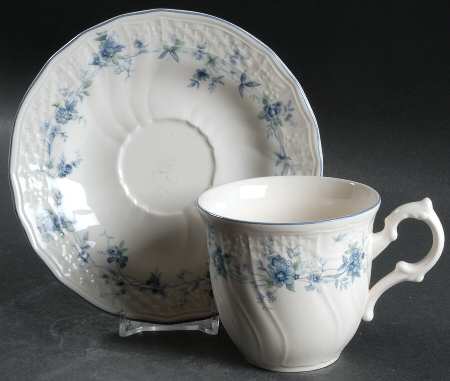 Cote D'Azure Flat Cup & Saucer Set