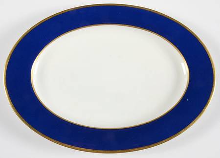 Cobalt Blue 12" Oval Serving Platter